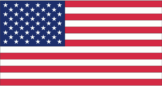 United States of America -4" x 6" Desk Flag-0