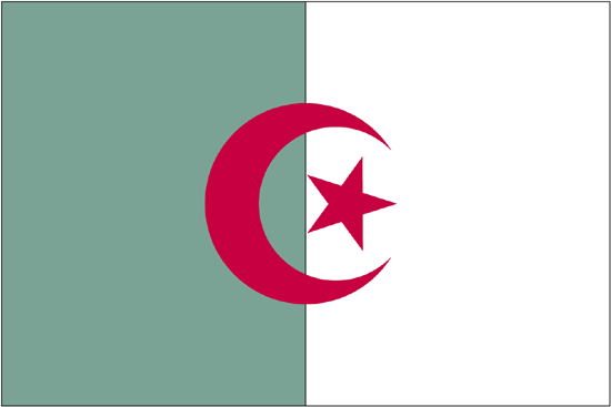 Algeria-3' x 5' Indoor Flag-0