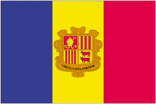 Andorra -3' x 5' Indoor Flag-0
