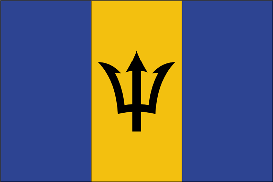 Barbados-3' x 5' Indoor Flag-0