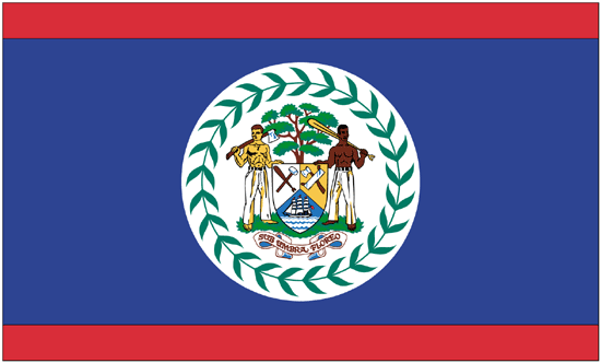 Belize-3' x 5' Indoor Flag-0