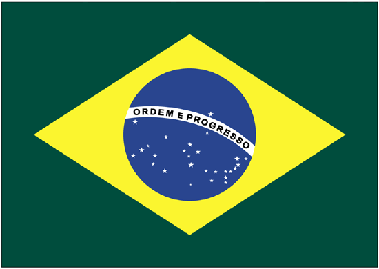 Brazil -3' x 5' Indoor Flag-0