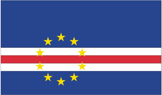 Cape Verde-4" x 6" Desk Flag-0