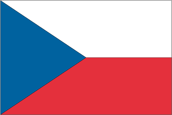 Czech Republic-3' x 5' Indoor Flag-0