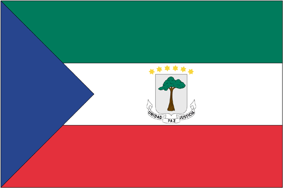 Equatorial Guinea-4" x 6" Desk Flag-0