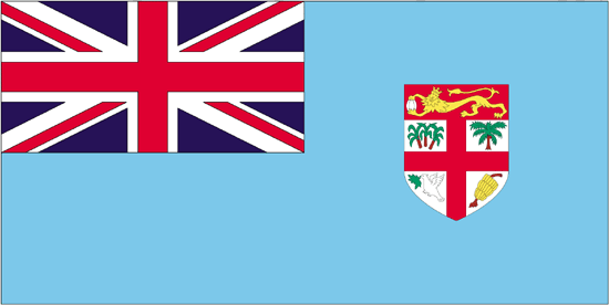 Fiji-4" x 6" Desk Flag-0