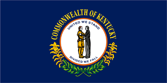 Kentucky Flag-4" x 6" Desk Flag-0