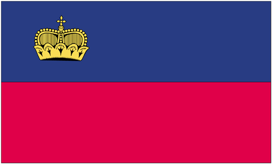 Liechtenstein -4" x 6" Desk Flag-0