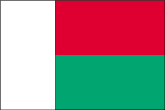 Madagascar-3' x 5' Indoor Flag-0