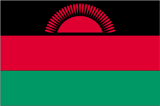 Malawi-4" x 6" Desk Flag-0