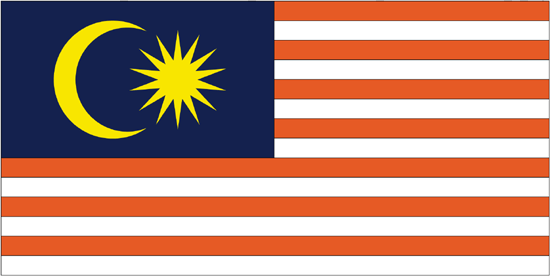 Malaysia-4" x 6" Desk Flag-0