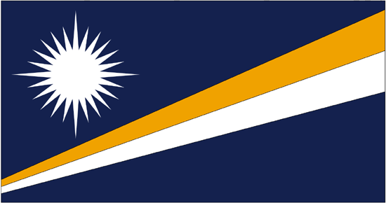 Marshall Islands Flag-3' x 5' Indoor Flag-0