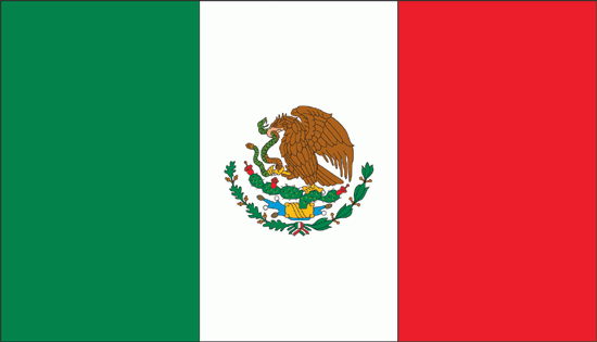 Mexico Flag-4" x 6" Desk Flag-0