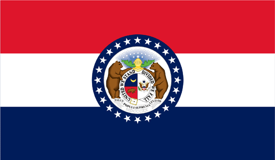 Missouri Flag-3' x 5' Indoor Flag-0
