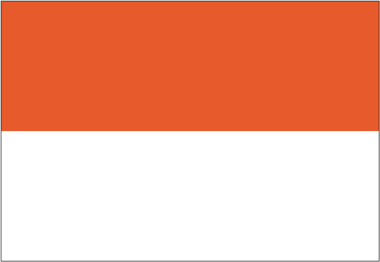 Monaco Flag-3' x 5' Indoor Flag-0
