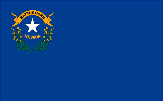 Nevada Flag-4" x 6" Desk Flag-0
