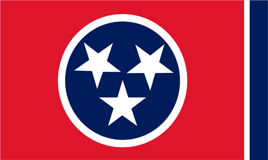 Tennessee Flag-4" x 6" Desk Flag-0