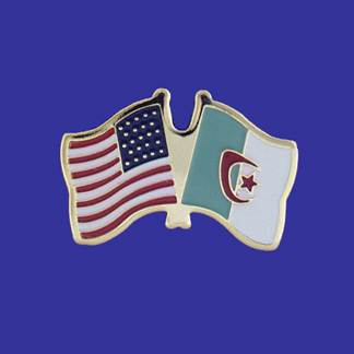 USA+Algeria Friendship Pin-0