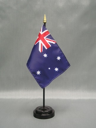 Australia-4" x 6" Desk Flag-0