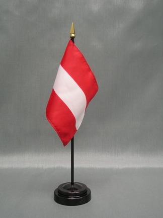 Austria-4" x 6" Desk Flag-0