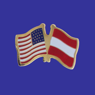 USA+Austria Friendship Pin-0