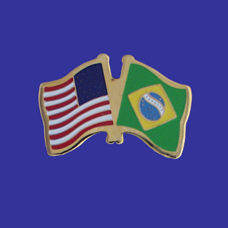 USA+Brazil Friendship Pin-0