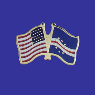 USA+Cape Verde Friendship Pin-0