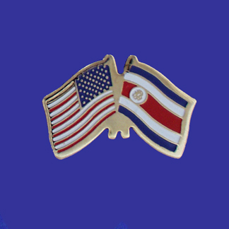 USA+Costa Rica Friendship Pin-0