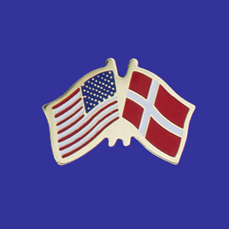USA+Denmark Friendship Pin-0