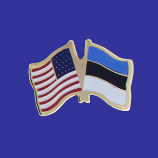 USA+Estonia Friendship Pin-0