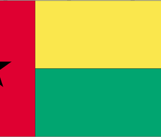 Guinea-Bissau Flag-4" x 6" Desk Flag-0