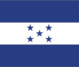 Honduras Flag-4" x 6" Desk Flag-0