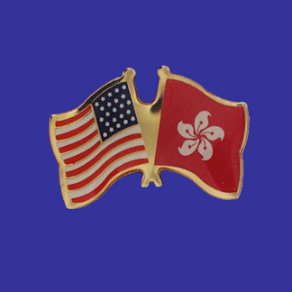 USA+Hong Kong Friendship Pin-0