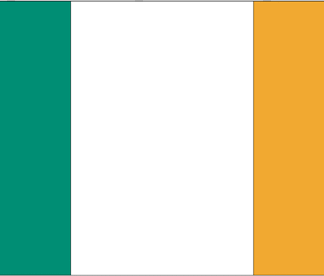 Ireland Flag-3' x 5' Indoor Flag-0
