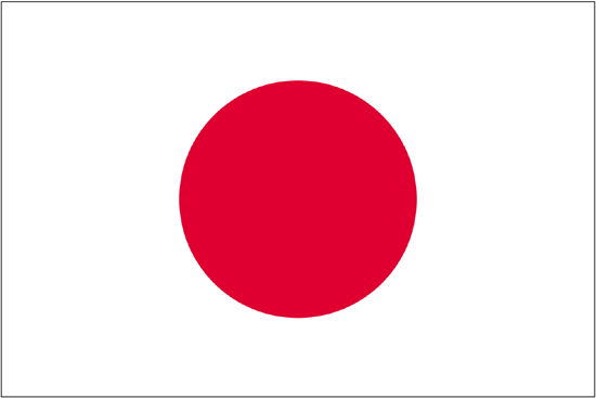 Japan Flag-4" x 6" Desk Flag-0