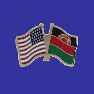 USA+Malawi Friendship Pin-0