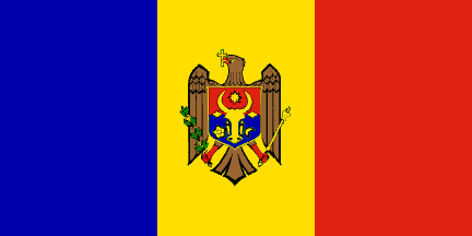 Moldova Flag-4" x 6" Desk Flag-0