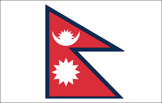 Nepal Flag-4" x 6" Desk Flag-0