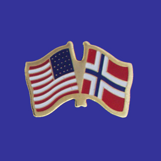 USA+Norway Friendship Pin-0