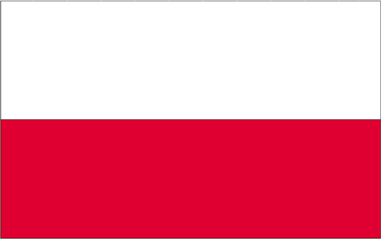 Poland Flag-4" x 6" Desk Flag-0