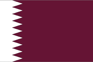 Qatar Flag-4" x 6" Desk Flag-0