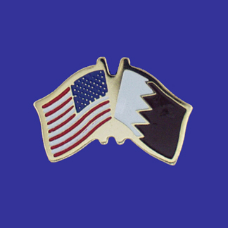 USA+Qatar Friendship Pin-0