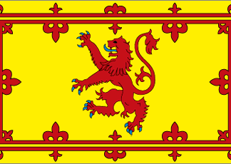 Scotland (Lion rampant) Flag-4" x 6" Desk Flag-0