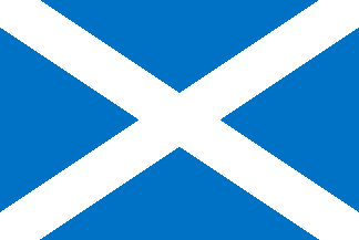 Scotland (St. Andrew's cross) Flag-4" x 6" Desk Flag-0