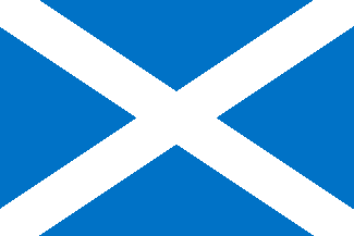 Scotland (St. Andrew's cross) Flag-4" x 6" Desk Flag-0