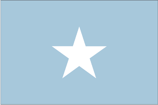 Somalia Flag-4" x 6" Desk Flag-0