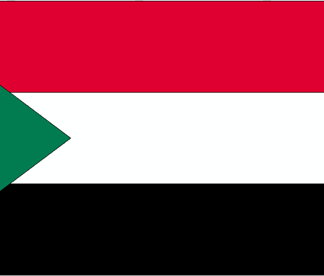 Sudan Flag-4" x 6" Desk Flag-0