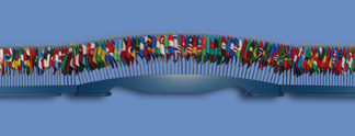 UN Desk Flag Stand-193 Hole-0