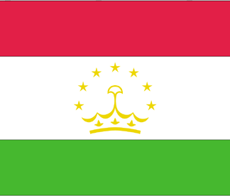 Tajikistan Flag-4" x 6" Desk Flag-0