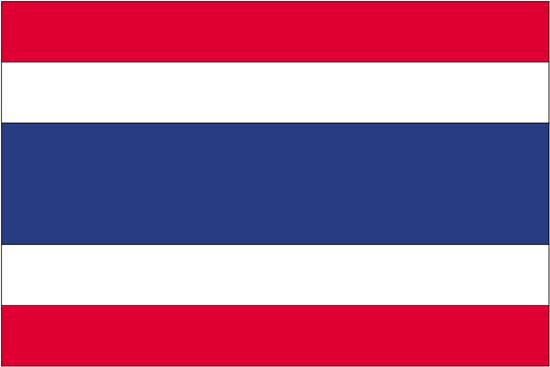 Thailand Flag-4" x 6" Desk Flag-0